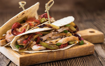 Fajitas de poulet façon Tex Mex