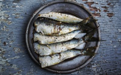 Sardines grillées au four – Fines herbes & poivre de Kampot