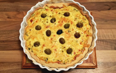 Recette vidéo  : Quiche aux olives