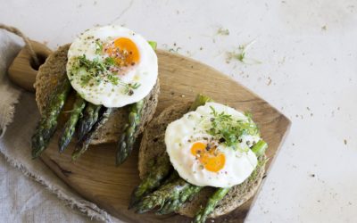 Tartine asperges & œuf, idéal pour un brunch !