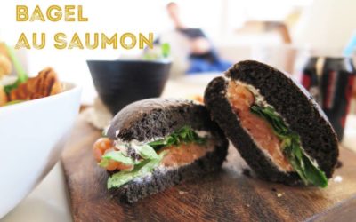 Bagel au saumon et à l’aneth