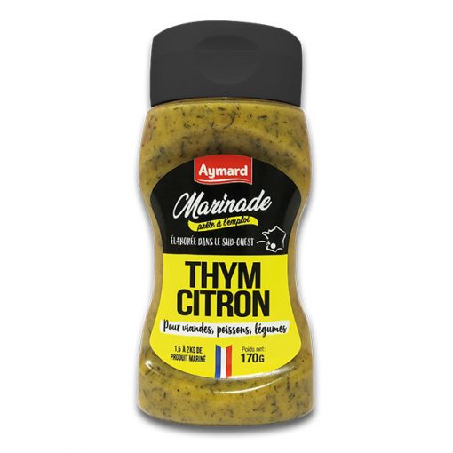 marinade thym citon