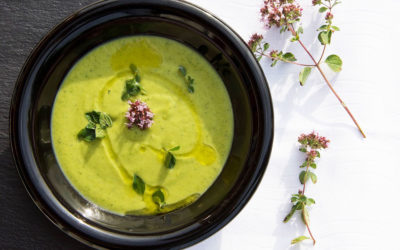 Recette soupe de courgette au cerfeuil