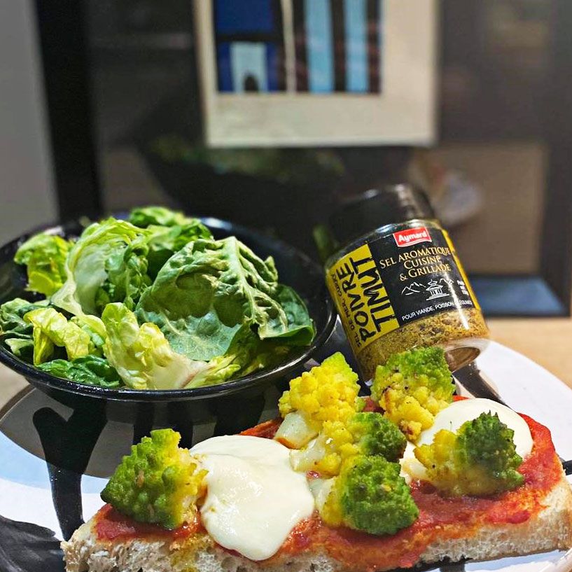 recette bruschetta choux romanesco mozza