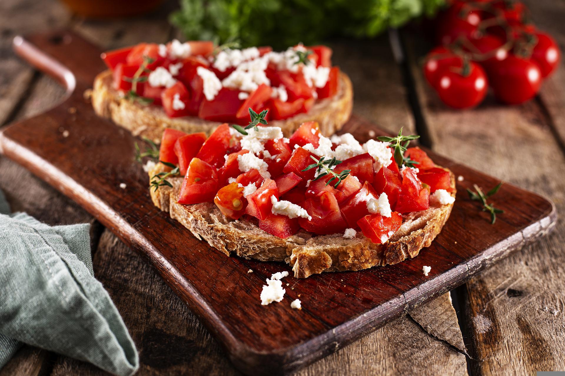 Bruschetta Tomates Feta