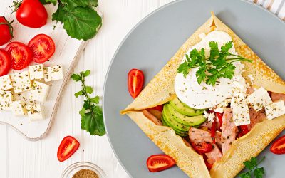 Crêpes aux Herbes de Provence & Poivre Vert